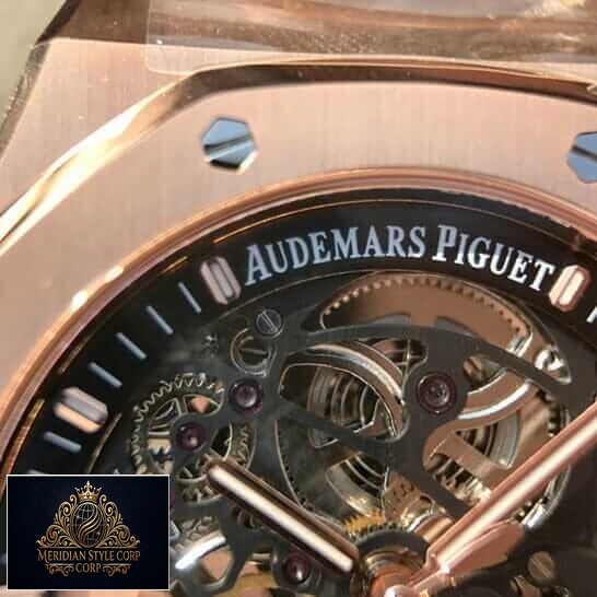 Audemars Piguet Royal Oak Skeleton Rose Gold Case Replica