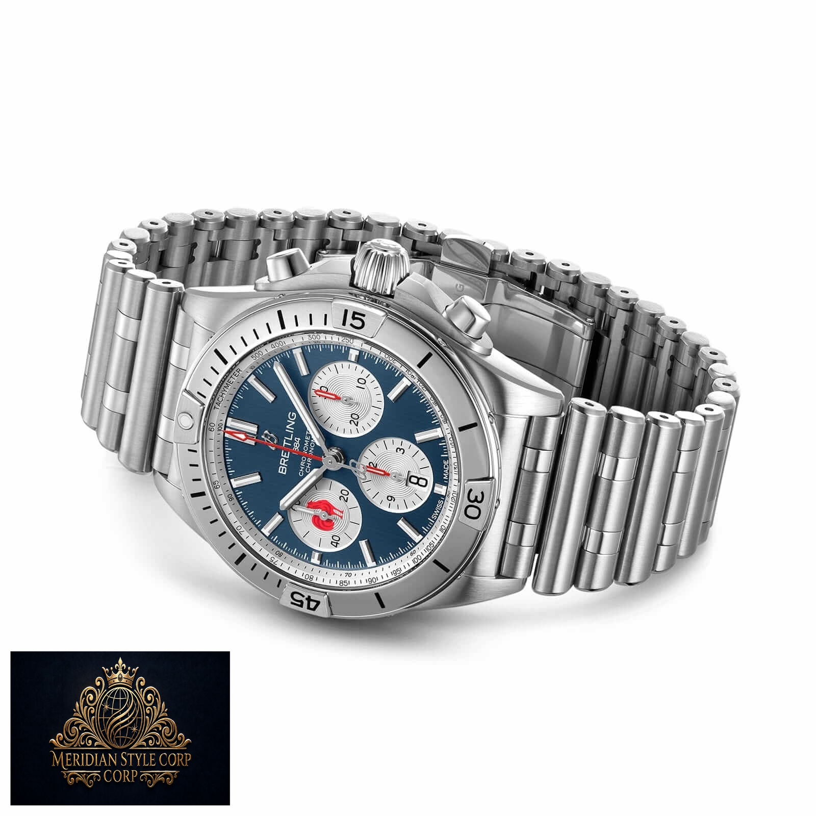 Breitling Chronomat B01 “Six Nations France” AB01442A1A1A1 Authentic Replica Edition - Image 3
