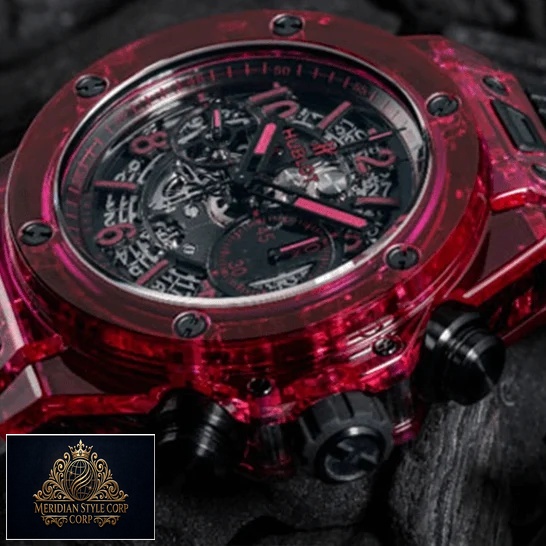 Hublot 411.JR_.4901.RT Big Bang Unico Red Sapphierre Replica crown / push button