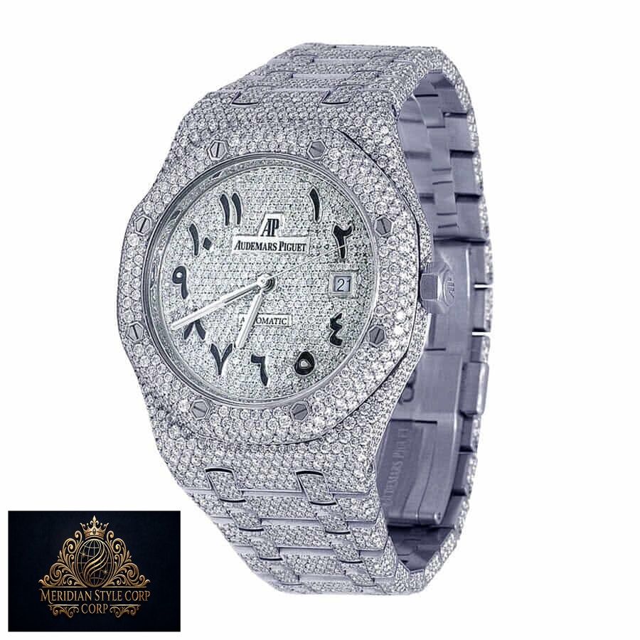 Audemars Piguet Royal Oak “Iced Out” 15400ST.OO.1220ST.02 Authentic Replica Edition - Image 2