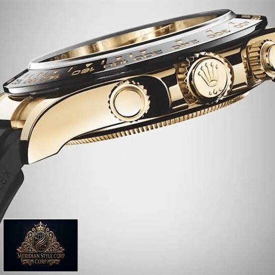Rolex Daytona 116518LN Yellow Gold Button & Crown Pusher Replica
