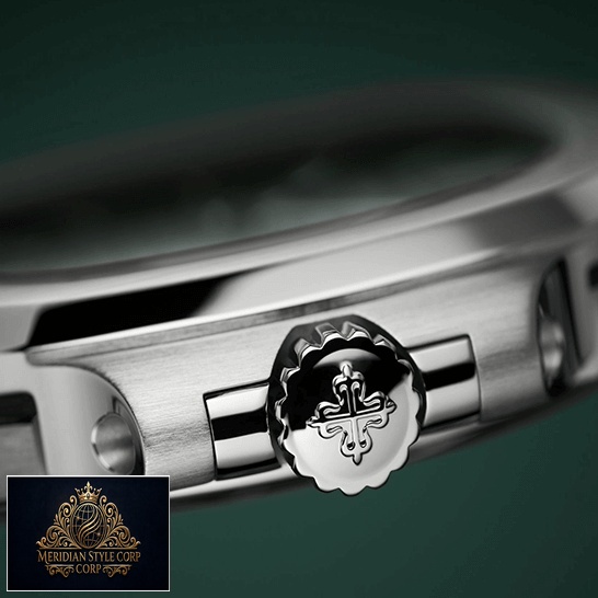 Patek Philippe 5711_1A-014 Nautilus Steel Case Replica crown on the logo