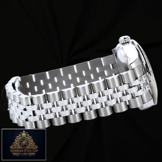 Rolex Datejust 178384 White Gold Replica side view