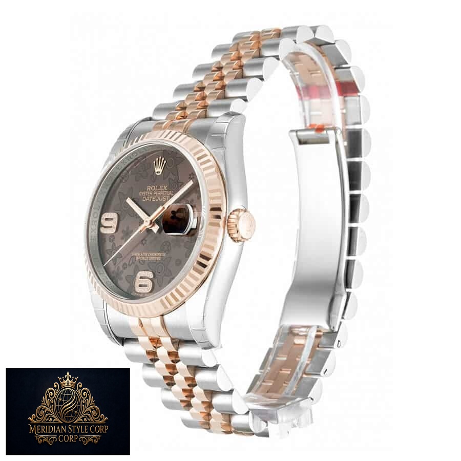Rolex Datejust 116231-0105 “Chocolate Floral Dial” Ultra Clone 1:1 - Image 2