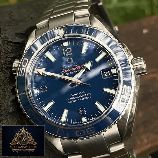 Omega Seamaster 232_90_42_21_03_001 Planet Ocean Steel Blue Dial Replica