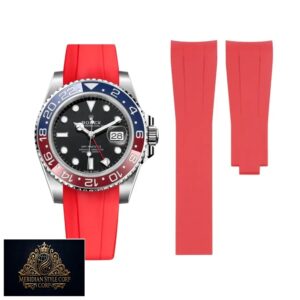 Rolex – GMT-Master – Rubber Strap – Red