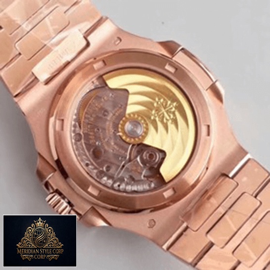 Patek Philippe Nautilus 57111R-001 Rose Gold Case Replica white background