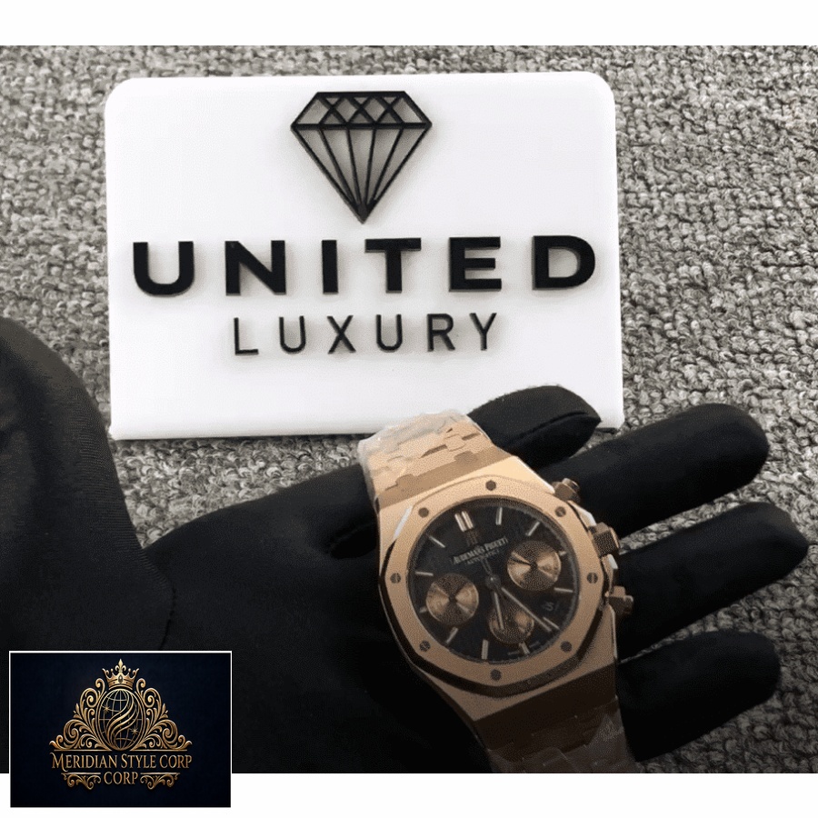 AP Royal Oak Chronograph 26331OR.OO.D821CR.01 “Rose Gold” High-End Replica 1:1 - Image 4