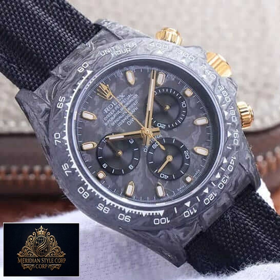Rolex Cosmograph Daytona DIW "All Carbon Lemon Edition" Superior Replica Rolex Daytona Carbon Daytona Speedster Replica1