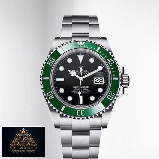 Rolex Submariner Date Kermit Black Dial 16610LV MK2 Oyster Replica