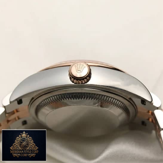 Rolex Everose 279171 Replica Crown and push button