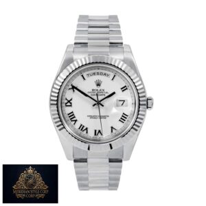 Rolex Day-Date II 218239 “White Dial” Perfect Clone Quality