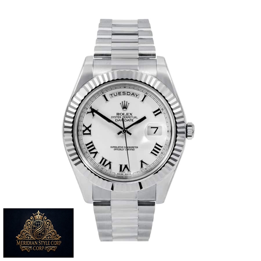 Rolex Day-Date II 218239 “White Dial” Perfect Clone Quality