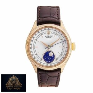 Rolex Cellini Moonphase 50535 “White Dial” Supreme Copy 1:1