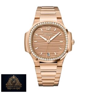 Patek Philippe Nautilus 7118-1200r-010 Rose Gold Exceptional Replica 1:1