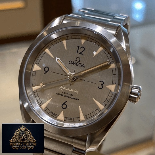 Omega Railmaster Steel Dial Replica 220.10.40.20.06.001