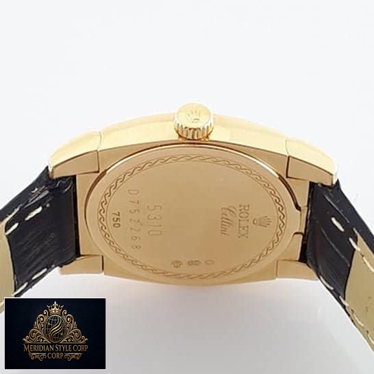 Rolex Geneve Cellini 5310 Caliber Gold Case Replica