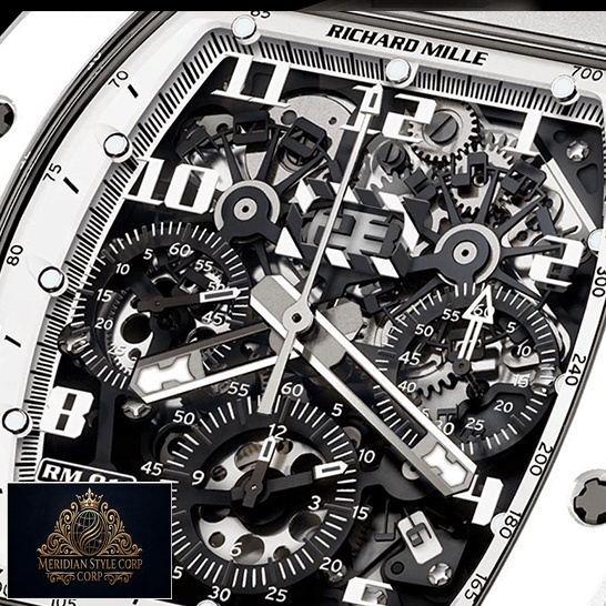 Richard Mille RM011 FM Black Dial Replica close analog view