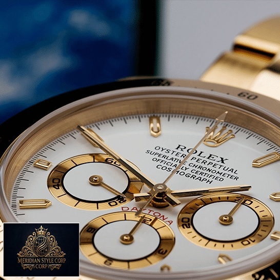Rolex Daytona Gold Tone White Dial on the Rolex Logo 116523 Replica