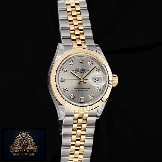 Rolex Datejust 279173 Jubilee Bracelet Replica black background