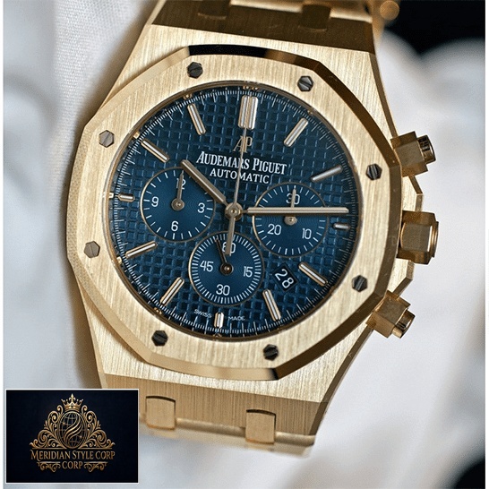 Audemars Piguet Royal Oak Blue Dial Replica front view