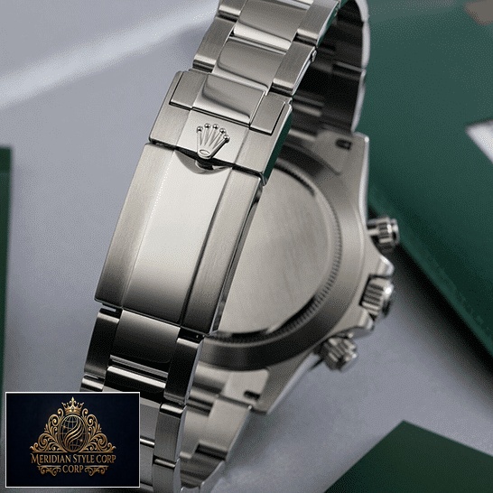 Rolex Daytona 116500ln-0001 Oyster Bracelet Fold Clasp on the Rolex Logo Replica