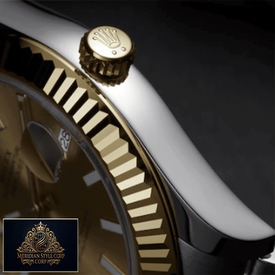 Rolex Datejust 126333 Yellow Gold Fluted Bezel & Crown Pusher Replica