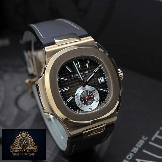 Patek Philippe Rose Gold Bezel Replica front view