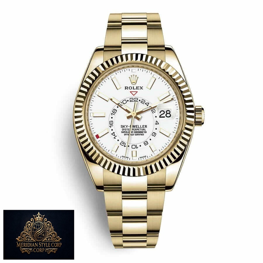 Rolex Sky-Dweller 326938 “Yellow Gold” High-End Replica 1:1