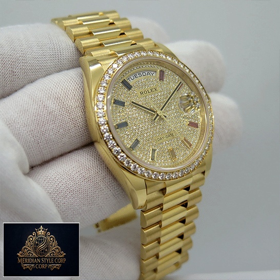 rolex_day_date_yellow_gold_with_pave_diamond_dial_sapphire_128348RBR_0030_replica_yellow_gold_unitedluxurynet