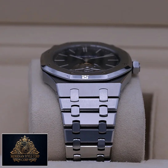 Audemars Piguet 26510ST.OO_.1220ST.01- Royal Oak Tourbillion Blue Dial Replica in the box