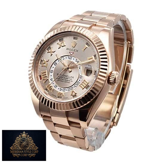 Rolex Sky-Dweller Pink Gold 326935-0004 Oyster Replica