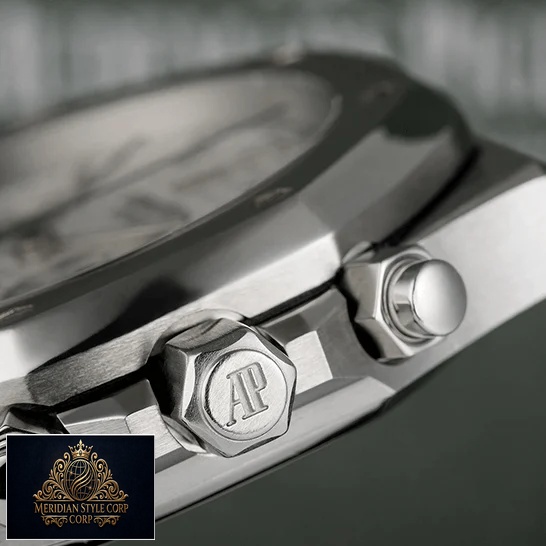 Audemars Piguet 25860ST.OO_.1110ST.05 Royal Oak White Replica crown / push button