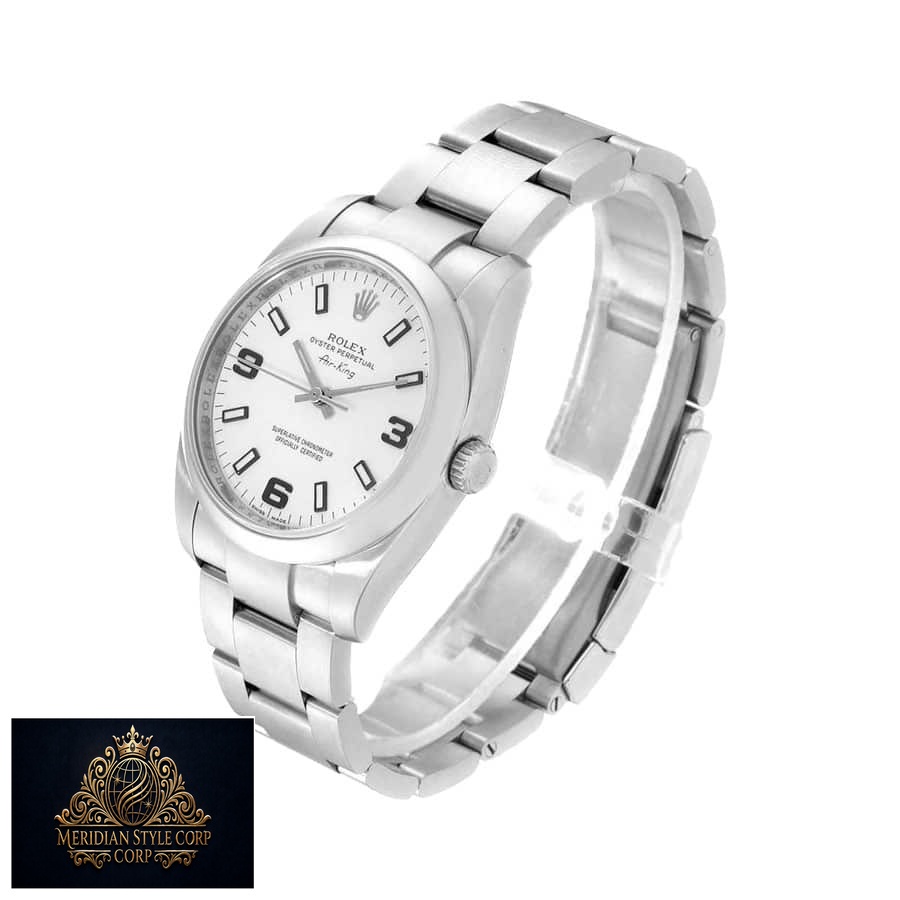 Rolex Air-King 114200 “White Dial” Elite Clone Edition - Image 2