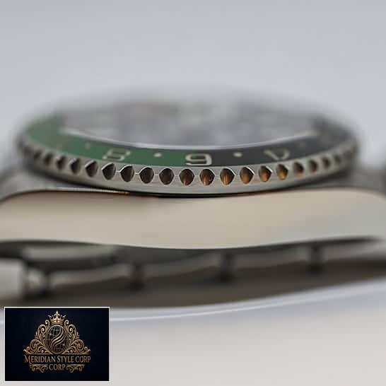 Rolex Sprite Stainless Steel Replica Green and black bezel
