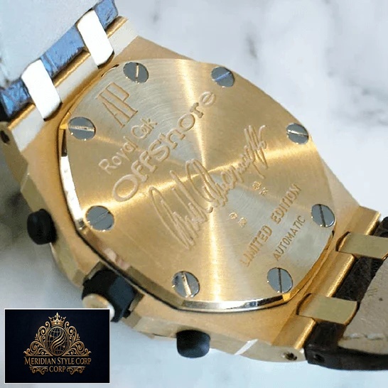 Audemars Piguet Royal Oak Offshore Lımıted Edition Gold Case Replica upside view