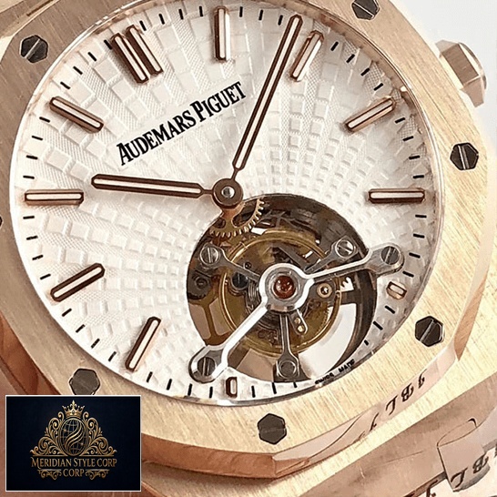 Audemars Piguet Torubillion White Dial Replica close analog view