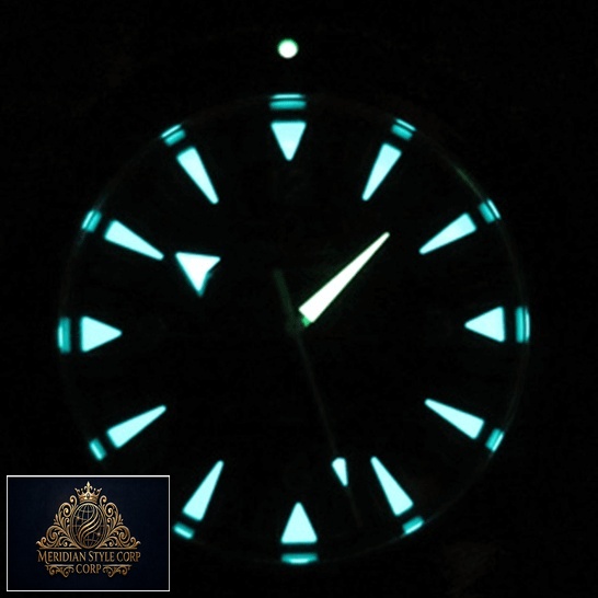 Omega Seamaster 300m Co Axial Replica dial phosphor