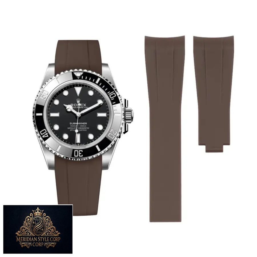 Rolex – Submariner – Rubber Strap – Brown - Image 2