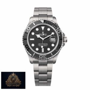 Rolex Yacht-Master Titanium 226627 “White Gold Black Dial” Exclusive Clone 1:1