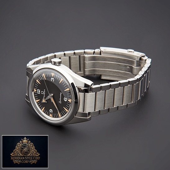 Omega Seamaster 220.10.38.20.01.002 Black Dial Replica stainless steel bracelet