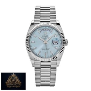 Rolex Day-Date 128236 “Ice Blue Grooved” Super Clone Quality