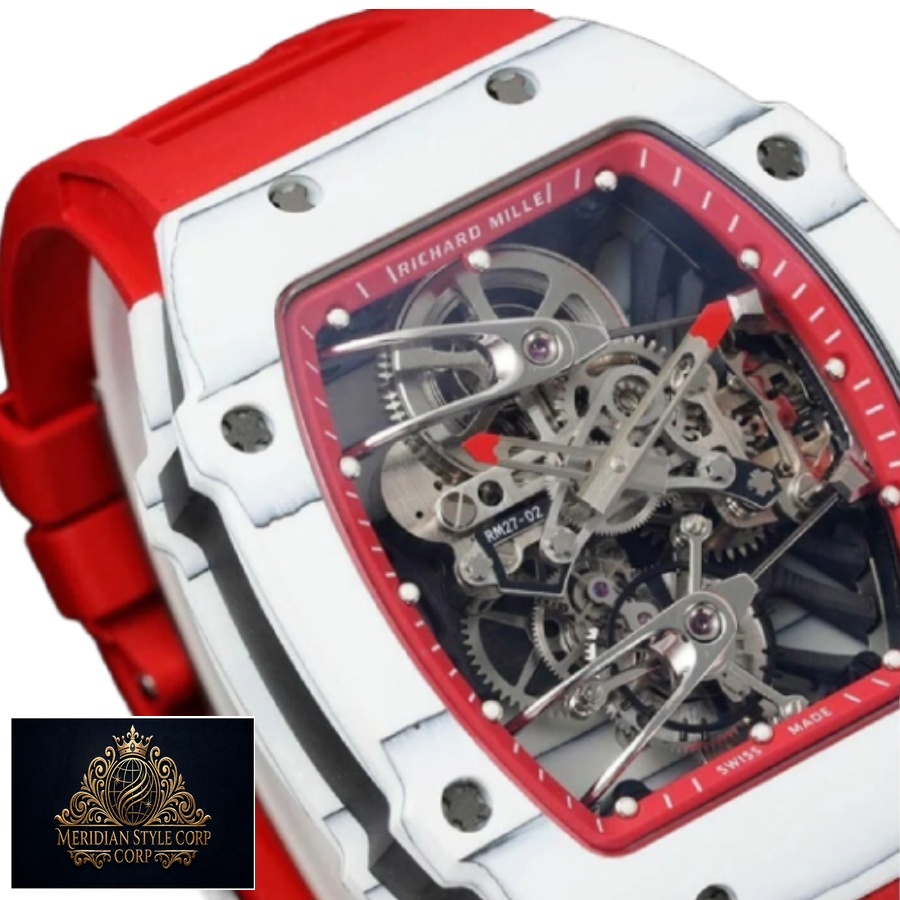 Richard Mille RM 27-02 Tourbillon “Rafael Nadal” Red Rubber Exceptional Replica 1:1 - Image 2