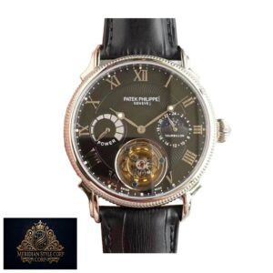 Patek Philippe Tourbillon Moonphase Black Dial Elite Clone Edition