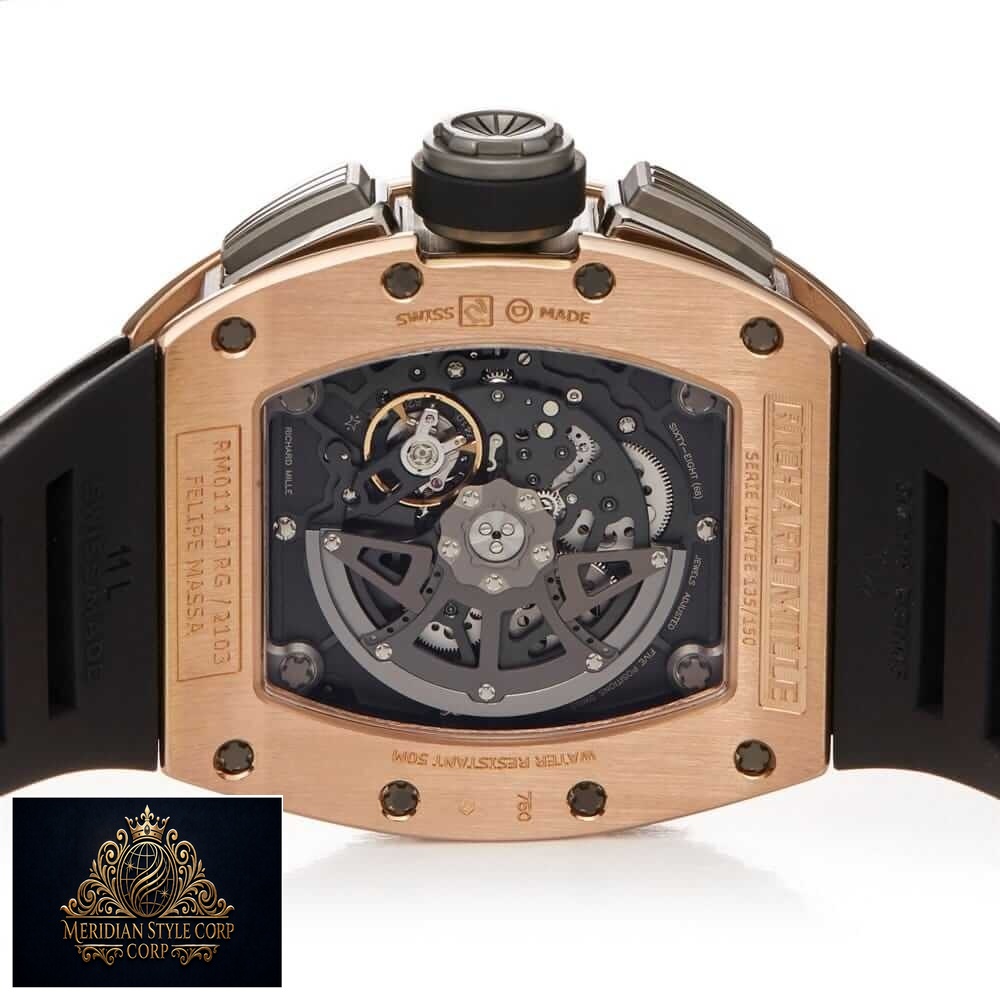 Richard Mille RM 011 Rose Gold Exceptional Replica 1:1 - Image 4