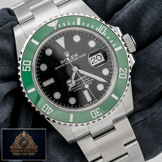 Rolex Submariner Date 126610LV Black Dial Replica on fabric