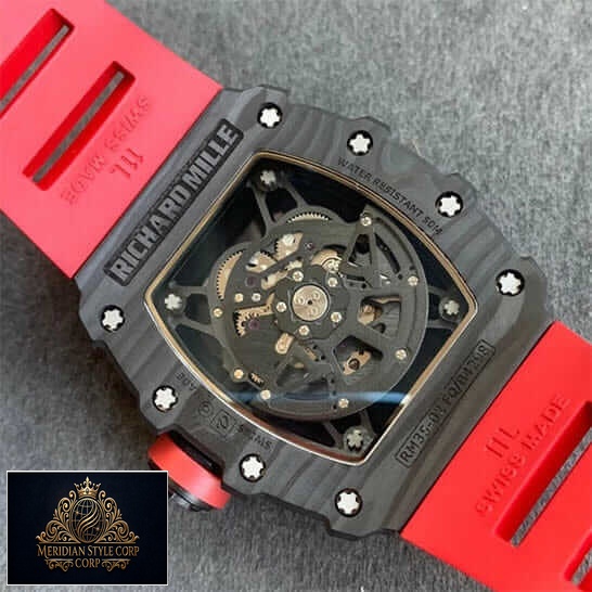 Richard Mille Black Carbon Case RM3502 Replica upside view