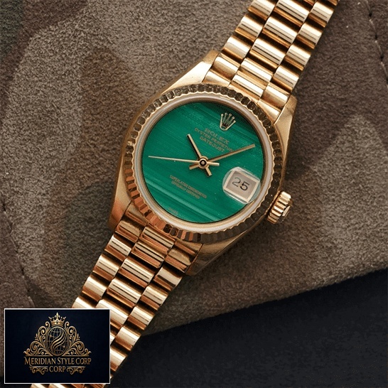 Rolex Datejust 69178 Yellow Gold Oyster Bracalet & Fluted Bezel Replica in the table