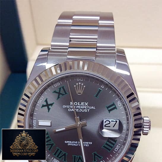 Rolex Datejust 126334 Wimbledon Romen Numerial Dial Fluted Bezel Replica
