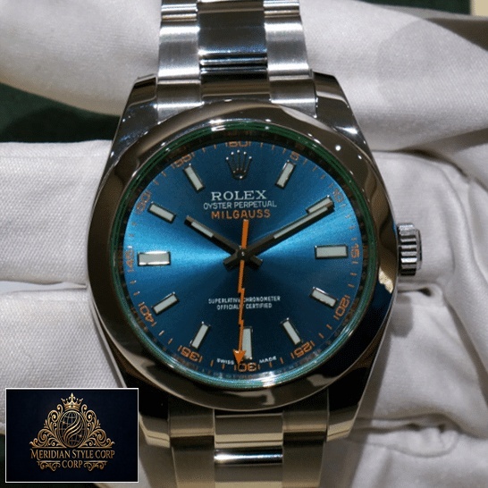 Rolex Milgauss 116400GV-0002 Stainless Steel Case and Bezel Replica